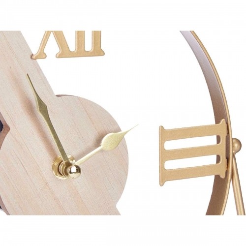 Gift Decor Настольные часы Чёрный Металл Деревянный MDF 21 x 27 x 7 cm (6 штук) image 2