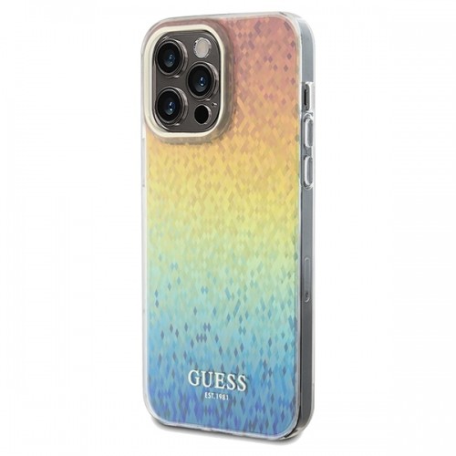 Guess GUHCP13XHDECMI iPhone 13 Pro Max 6.7" wielokolorowy hardcase IML Faceted Mirror Disco Iridescent image 2