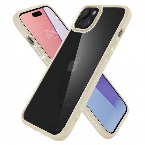 Apple Spigen Ultra Hybrid case for iPhone 15 - beige image 2
