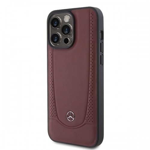 Mercedes MEHCP15XARMRE iPhone 15 Pro Max 6.7" czerwony|red hardcase Leather Urban Bengale image 2