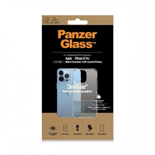 PanzerGlass ClearCase iPhone 13 Pro 6,1" Antibacterial Military grade clear 0322 image 2