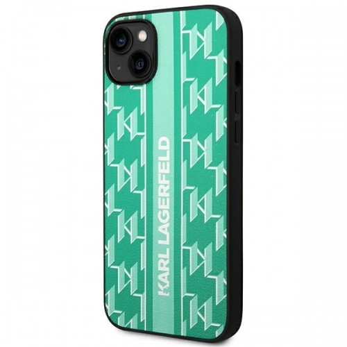 Karl Lagerfeld KLHCP14MPGKLSKN iPhone 14 Plus 6,7" hardcase zielony|green Monogram Stripe image 2
