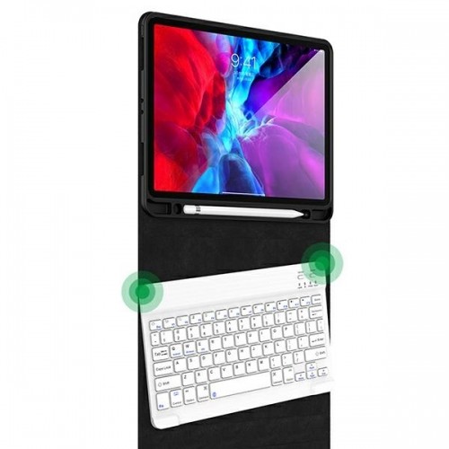 USAMS Winro Case with Keyboard iPad Air 10.9" black case-black keyboard|black cover-black keyboard IP109YRU01 (US-BH655) image 2