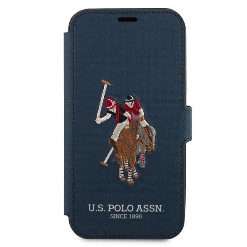 U.s. Polo Assn. US Polo USFLBKP12MPUGFLNV iPhone 12|12 Pro 6,1" granatowy|navy book Polo Embroidery Collection image 2