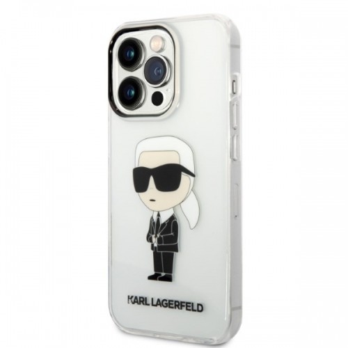 Karl Lagerfeld IML Ikonik NFT Case for iPhone 14 Pro Max Transparent image 2
