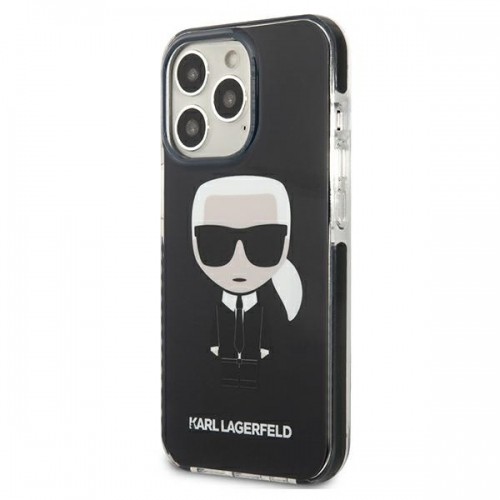 Karl Lagerfeld TPE Full Body Ikonik Case for iPhone 13 Pro Black image 2