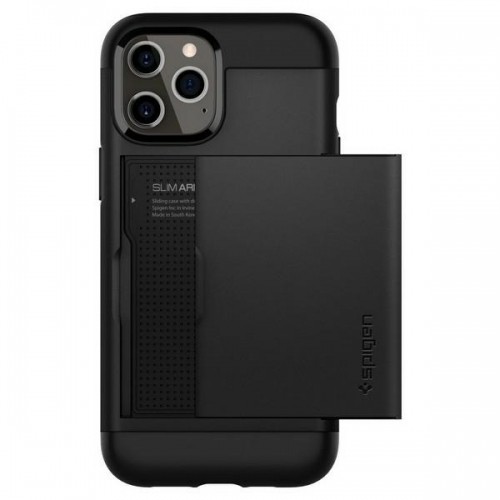 Spigen Slim Armor CS iPhone 12|12 Pro 6,1"  czarny|black ACS01707 image 2