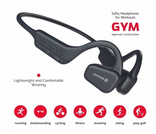 Swissten Gym Air Conduction Bluetooth Austiņas image 2