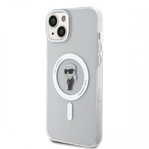 Karl Lagerfeld KLHMP15MHFCKNOT iPhone 15 Plus 6.7" transparent hardcase IML Ikonik MagSafe image 2