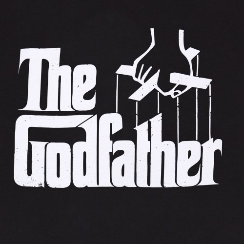 Krekls ar Īsām Piedurknēm The Godfather Logo Melns Unisekss image 2