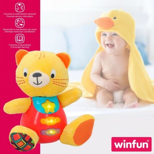 Плюшевая игрушка, издающая звуки Winfun кот 16 x 17,5 x 10,5 cm (6 штук) image 2