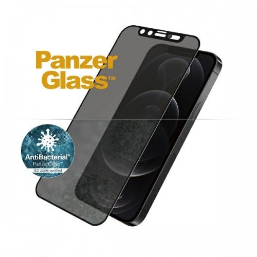 PanzerGlass E2E Microfracture iPhone 12 |12 Pro 6,1" Case Friendly CamSlider Privacy Antibacterial czarny|black image 2