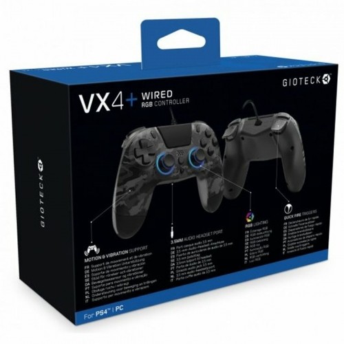Spēles Kontrole GIOTECK VX-4+ Pelēks PlayStation 4 image 2