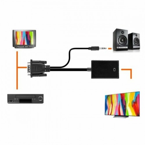 Strāvas Adapteris PcCom HDMI VGA image 2