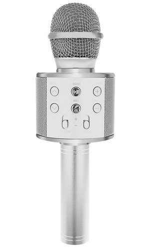 Karaoke microphone - silver Izoxis 22188 (16806-0) image 2