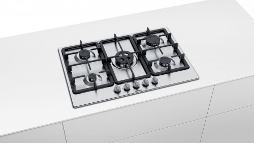 Bosch Serie 4 PGQ7B5B90 hob Stainless steel Built-in 75 cm Gas 5 zone(s) image 2