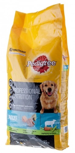 PEDIGREE Adult Professional Lamb dry dog food - 15kg image 2
