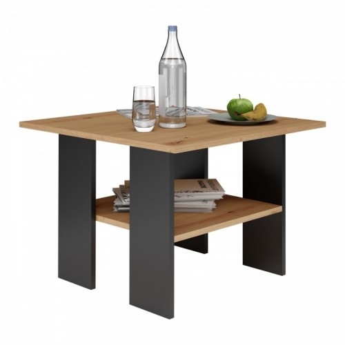 Top E Shop MODERNA Table 60x60x45 cm Artisan Oak/Black image 2