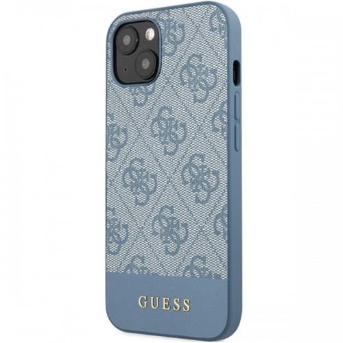 Guess GUHCP15SG4GLBL iPhone 15 | 14 | 13 6.1" niebieski|blue hardcase 4G Stripe Collection image 2