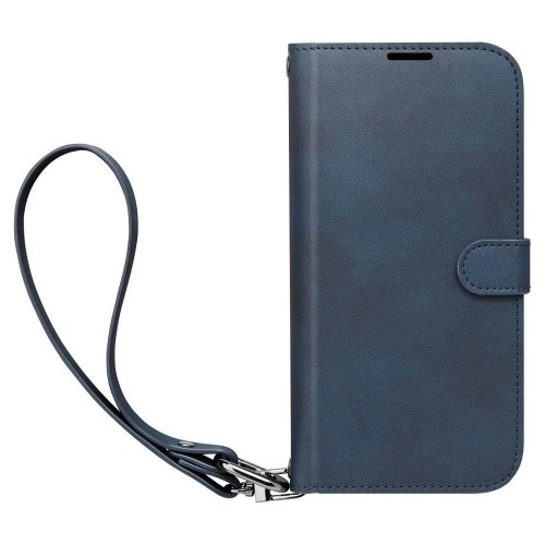 Spigen Wallet S Pro case for iPhone 15 Pro - navy blue image 2