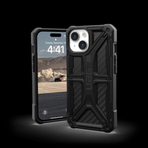 UAG Monarch - protective case for iPhone 15 (carbon fiber) image 2