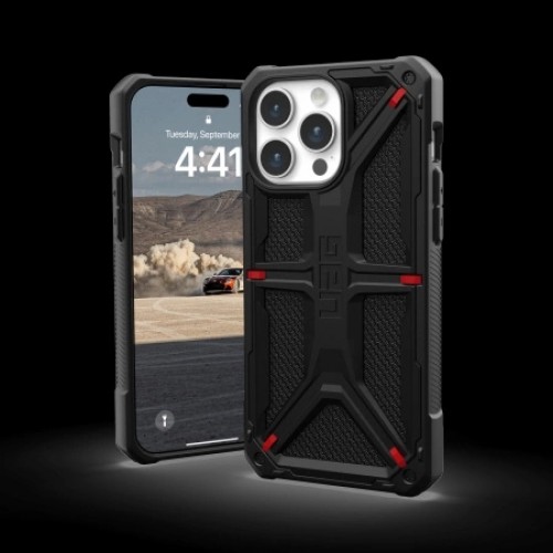 UAG Monarch - protective case for iPhone 15 Pro Max (kevlar black) image 2