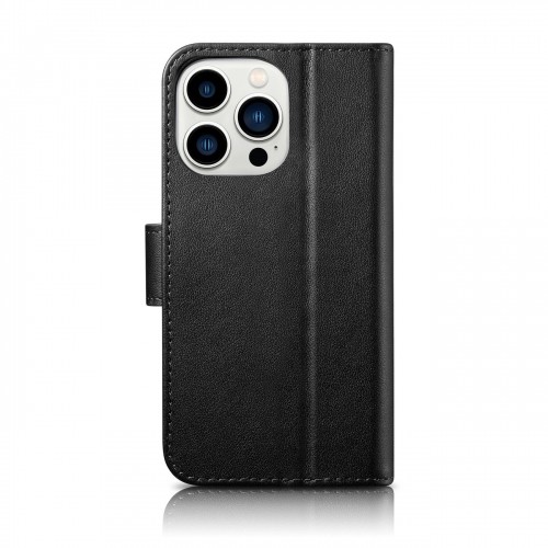 iCarer Wallet Case 2in1 Cover iPhone 14 Pro Max Leather Flip Cover Anti-RFID black (WMI14220728-BK) image 2