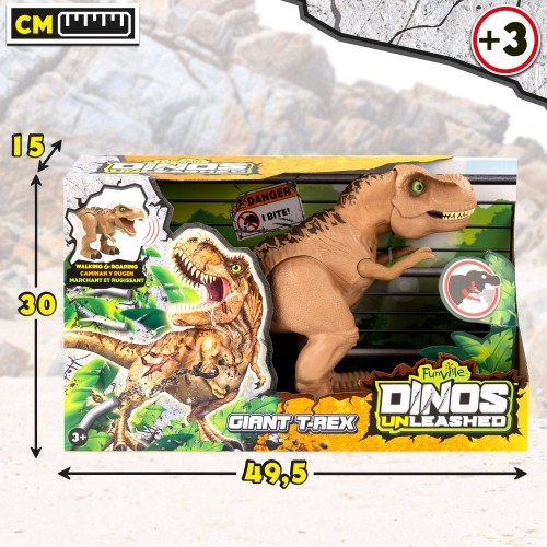 Color Baby Dinozaurs T-rex ar skaņu. gaismu un kustībām 45 cm 3 + CB46679 image 2