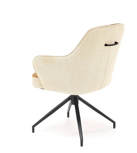 Halmar K527 chair, beige image 2