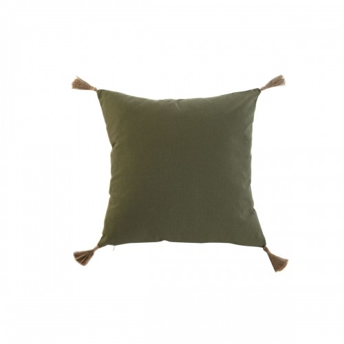 Подушка Home ESPRIT Зеленый Натуральный Boho 45 x 5 x 45 cm image 2