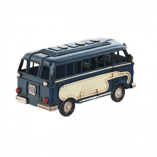 Dekoratīvās figūriņas Home ESPRIT Zils Balts Autobuss Vintage 17 x 7 x 8 cm (2 gb.) image 2