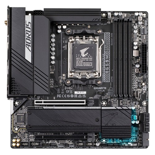 Gigabyte B650M AORUS ELITE AX Motherboard - Supports AMD AM5 CPUs, 12+2+1 Digital VRM, up to 8000MHz DDR5 (OC), 1xPCIe 5.0 + 1xPCIe 4.0 M.2, Wi-Fi 6E, 2.5GbE LAN, USB 3.2 Gen 2 image 2