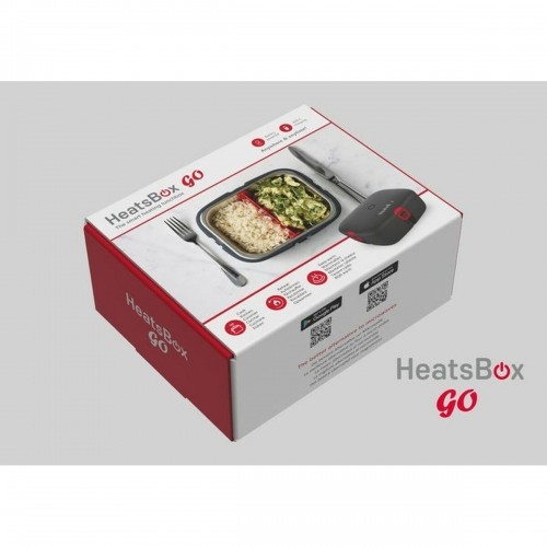 Pusdienu kastīte HeatsBox HB-04-102B Melns Taisnstūra 0,925 l image 2