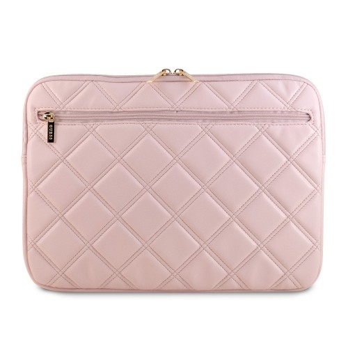 Guess PU Quilted 4G Metal Logo Laptop Sleeve 13|14" Pink image 2