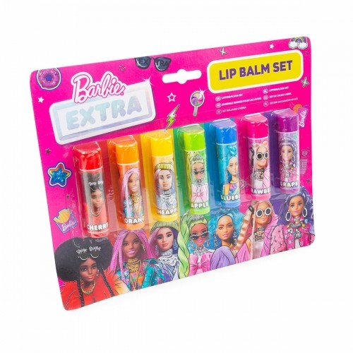 Цветной бальзам для губ Barbie Детский 7 Предметы image 2
