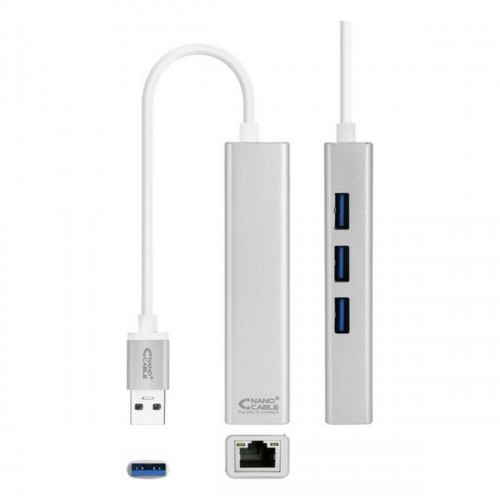 Конвертер USB 3.0 - Gigabit Ethernet NANOCABLE 10.03.0403 image 2