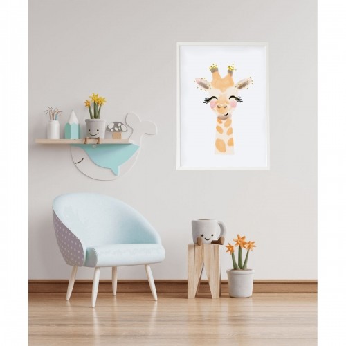 Glezna Crochetts Daudzkrāsains 33 x 43 x 2 cm Žirafe image 2