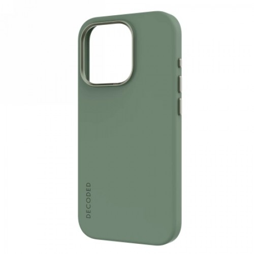 Decoded Silicone Case with MagSafe for iPhone 15 Pro - green image 2