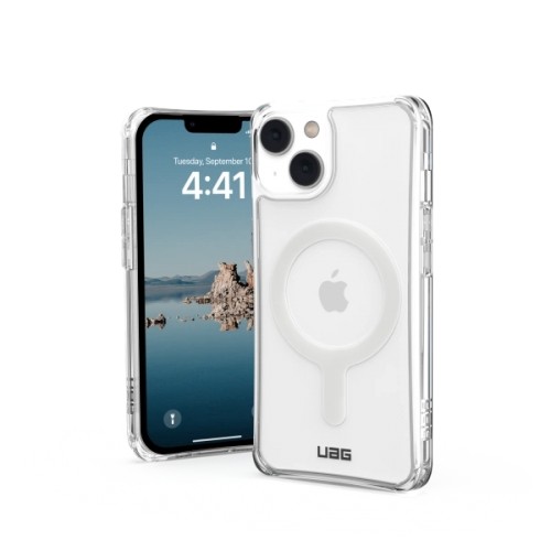 UAG Plyo - protective case for iPhone 13|14 compatible with MagSafe (ice) [go] image 2