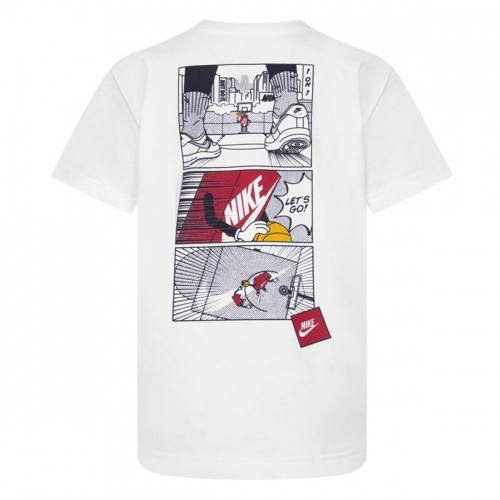 Krekls ar Īsām Piedurknēm Bērniem Nike Icons Of Play Balts image 2
