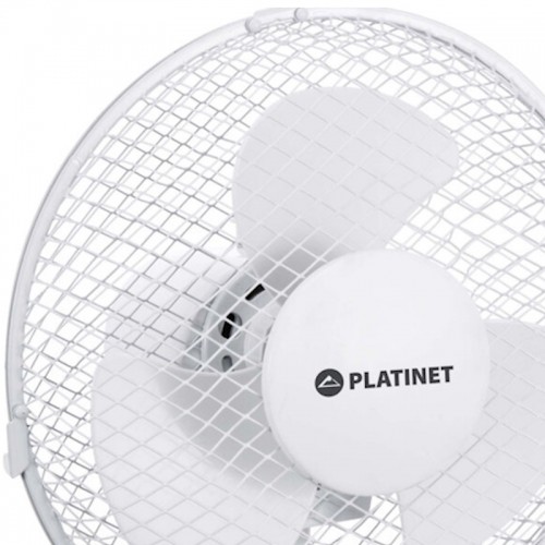 Platinet PTF9W Kompakts & Jaudīgs 24W Galda gaisa ventilātors 23cm lāpstiņas ar 3 ātrumu līmeņiem Balta image 2