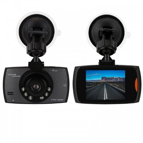 iWear GT3 HD automašīnas DVR paneļa videokamera ar G-sensoru 1080p HD 140° plašs leņķis 2,7'' LCD melns image 2