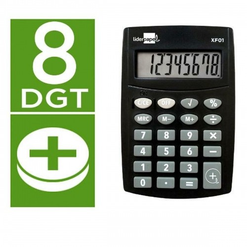 Kalkulators Liderpapel XF01 Melns image 2