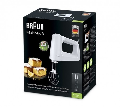 Braun MultiMix HM 3000 WH Hand mixer 450 W White image 2