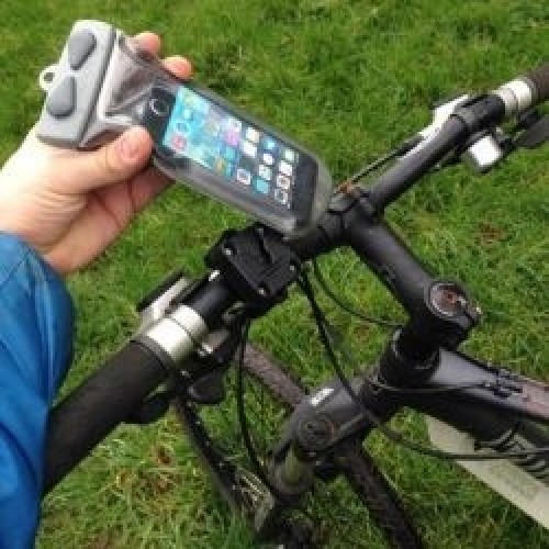Aquapac Mini Bike-Mounted Waterproof Phone Case / Pelēka image 3