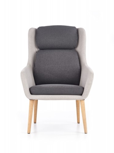 PURIO leisure chair, color: light grey / dark grey image 3
