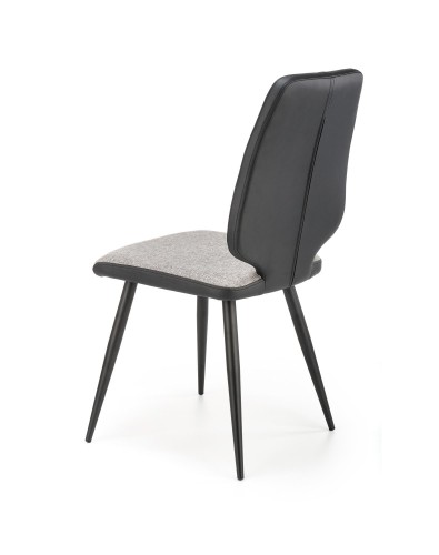 Halmar K424 chair color: grey/black image 3