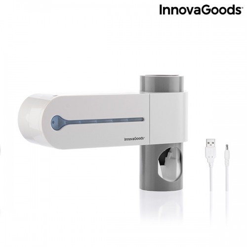 УФ-стерилизатор для зубных щеток с держателем и дозатором для зубной пасты Smiluv Innovagoods image 3