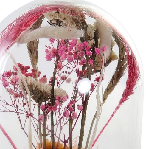 Dekoratīvās figūriņas DKD Home Decor Stikls Цветы Koks MDF (17 x 17 x 26 cm) image 3