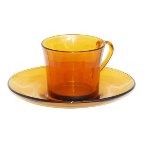 Чашка с тарелкой Duralex Lys Янтарь (18 cl) image 3